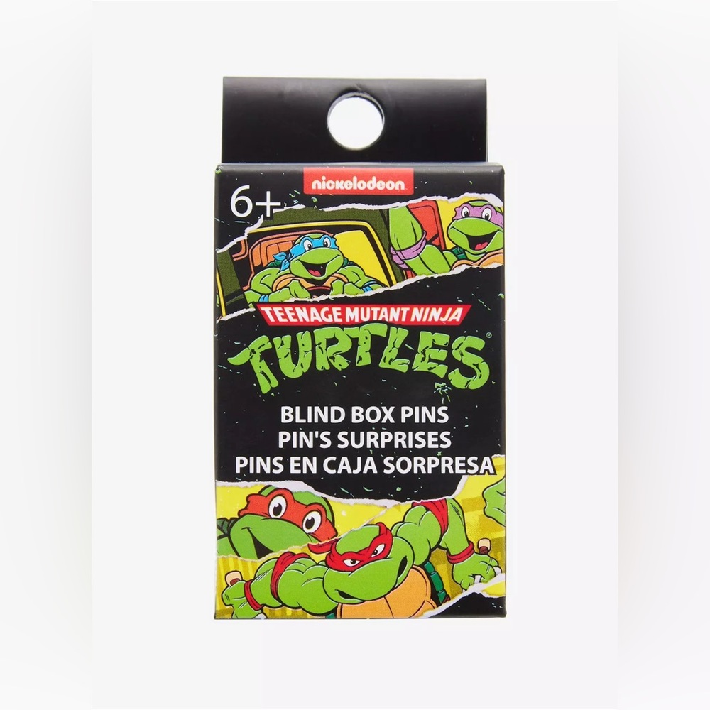 Loungefly Teenage Mutant Ninja Turtles Pizza Sliding Blind Box Enamel Pin